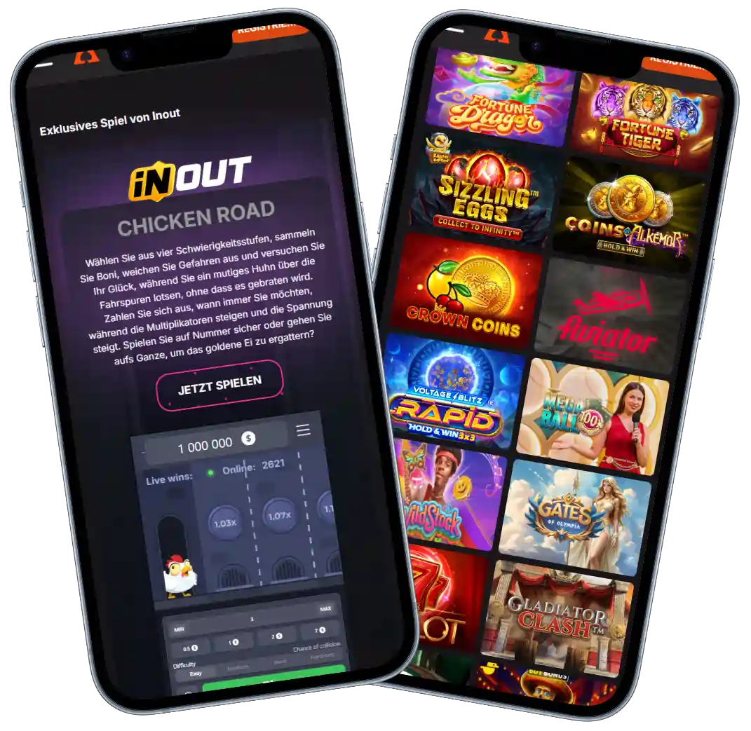 Casinoist Casino mobile Version mit Slots Spielen und Live Casino auf dem Smartphone